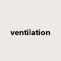 ventilation是什么意思