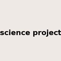 science project是什么意思