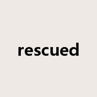 rescued是什么意思