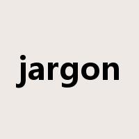 jargon是什么意思