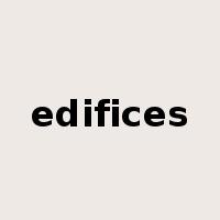 edifices是什么意思