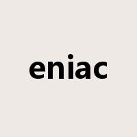 eniac是什么意思