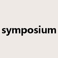 symposium是什么意思
