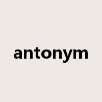 antonym是什么意思
