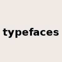 typefaces是什么意思