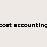 cost accounting是什么意思