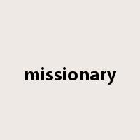 missionary是什么意思