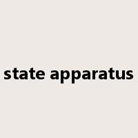 state apparatus是什么意思