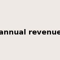 annual revenue是什么意思