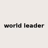 world leader是什么意思