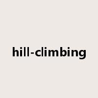 hill-climbing是什么意思