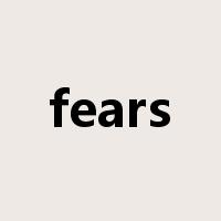 fears是什么意思