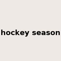 hockey season是什么意思
