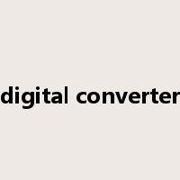 digital converter是什么意思