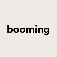 booming是什么意思