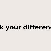 sink your differences是什么意思