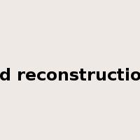 3d reconstruction是什么意思