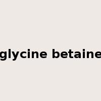 glycine betaine是什么意思