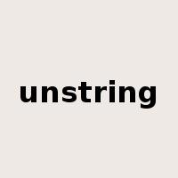 unstring是什么意思