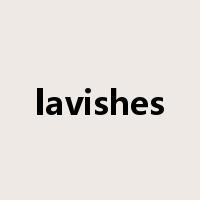 lavishes是什么意思