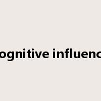 cognitive influence是什么意思