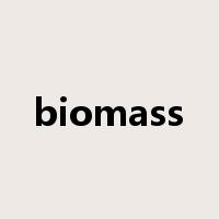 biomass是什么意思