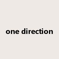 one direction是什么意思