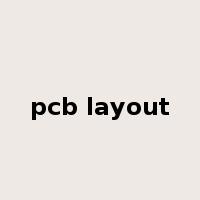 pcb layout是什么意思