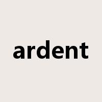 ardent是什么意思