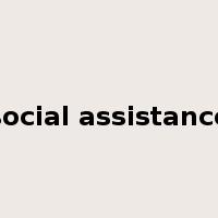 social assistance是什么意思