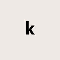 k是什么意思