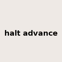 halt advance是什么意思