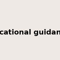 vocational guidance是什么意思