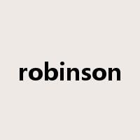 robinson是什么意思