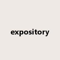 expository是什么意思
