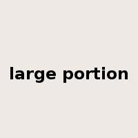 large portion是什么意思
