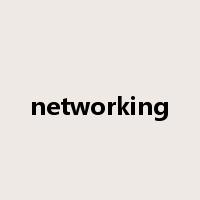 networking是什么意思