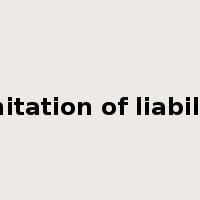 limitation of liability是什么意思