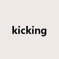 kicking是什么意思