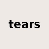 tears是什么意思