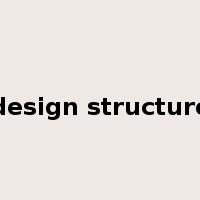 design structure是什么意思