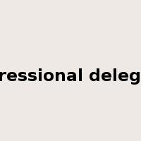 congressional delegation是什么意思