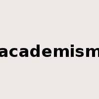 academism是什么意思