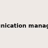 communication management是什么意思