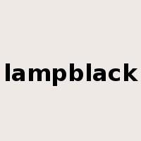 lampblack是什么意思