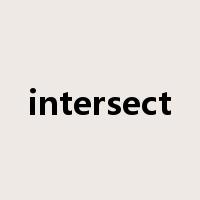 intersect是什么意思