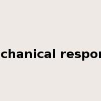 mechanical response是什么意思