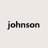 johnson是什么意思
