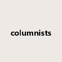 columnists是什么意思