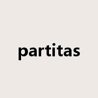 partitas是什么意思